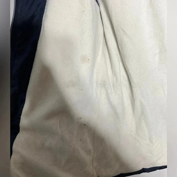 Girls, Tommy Hilfiger navy puffer coat size XL (16) - Picture 4 of 6